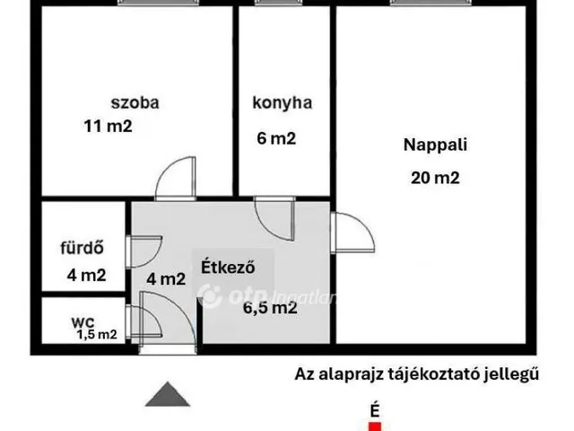 Kiadó lakás Budapest XI. kerület 51 nm