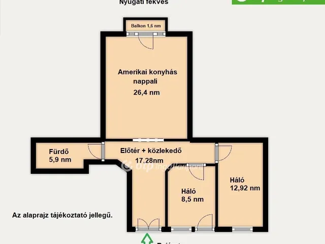 Eladó lakás Budapest V. kerület 71 nm