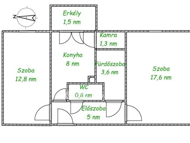 Eladó lakás Budapest XIV. kerület 48 nm