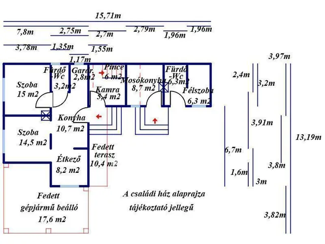 Eladó ház Abony 81 nm