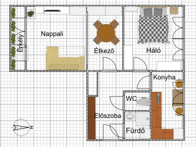 Eladó lakás Veszprém, Cholnokyváros 54 nm