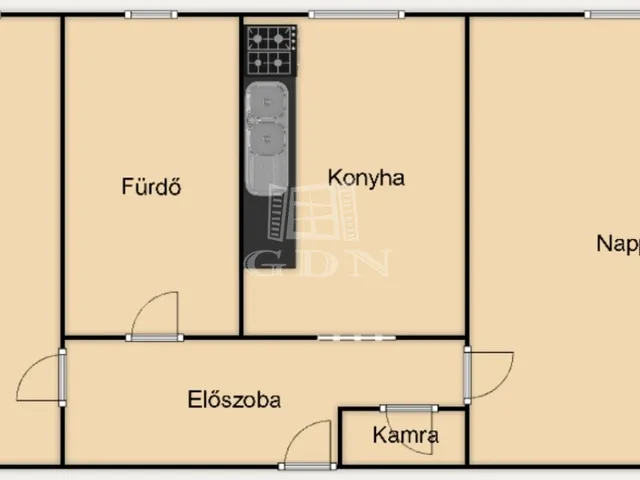 Eladó lakás Pétfürdő 48 nm