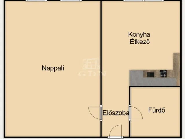 Eladó lakás Veszprém, Jutasi úti lakótelep 37 nm