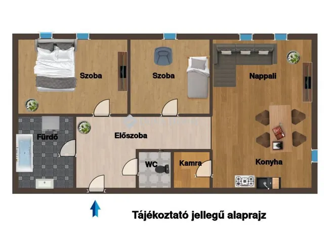 Eladó lakás Komárom, Laktanya köz 66 nm