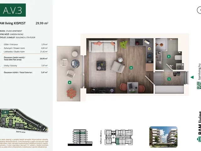 Eladó lakás Budapest XIX. kerület, Kispest 30 nm