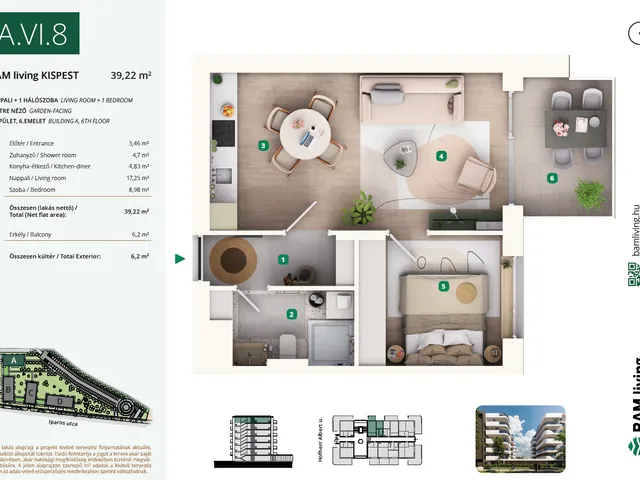 Eladó lakás Budapest XIX. kerület 39 nm