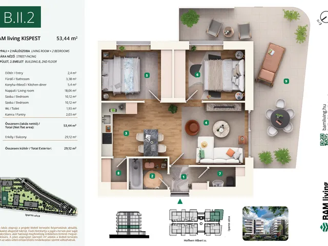 Eladó lakás Budapest XIX. kerület, Kispest 68 nm