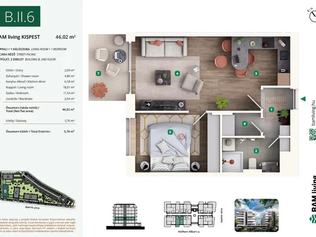 Eladó lakás Budapest XIX. kerület 49 nm