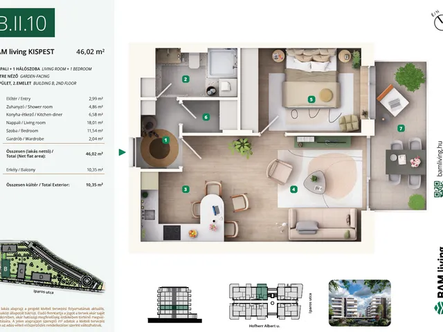 Eladó lakás Budapest XIX. kerület, Kispest 51 nm