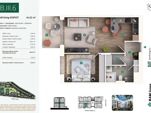 Eladó lakás Budapest XIX. kerület 49 nm