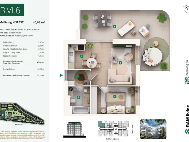 Eladó lakás Budapest XIX. kerület 57 nm