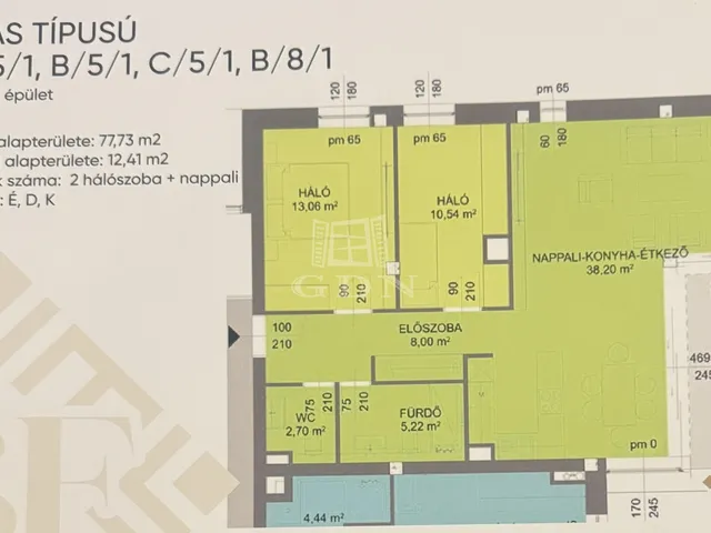 Eladó lakás Balatonfüred 78 nm