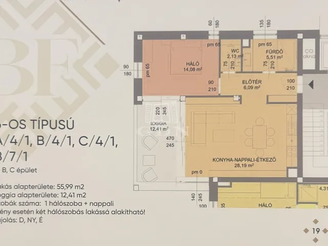 Eladó lakás Balatonfüred 56 nm