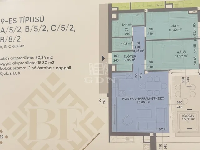 Eladó lakás Balatonfüred 60 nm