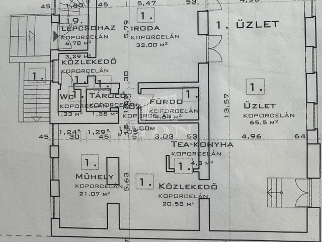 Eladó kereskedelmi és ipari ingatlan Pécs, Belváros 155 nm