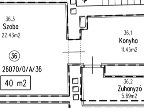 Eladó lakás Budapest XIII. kerület 40 nm