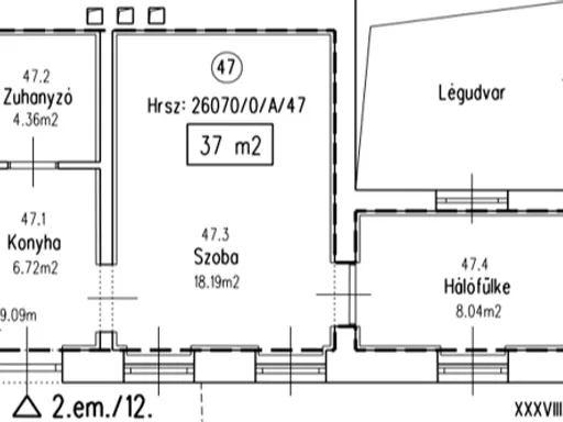 Eladó lakás Budapest XIII. kerület 37 nm