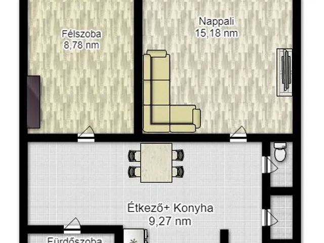 Eladó lakás Budapest XIII. kerület 42 nm