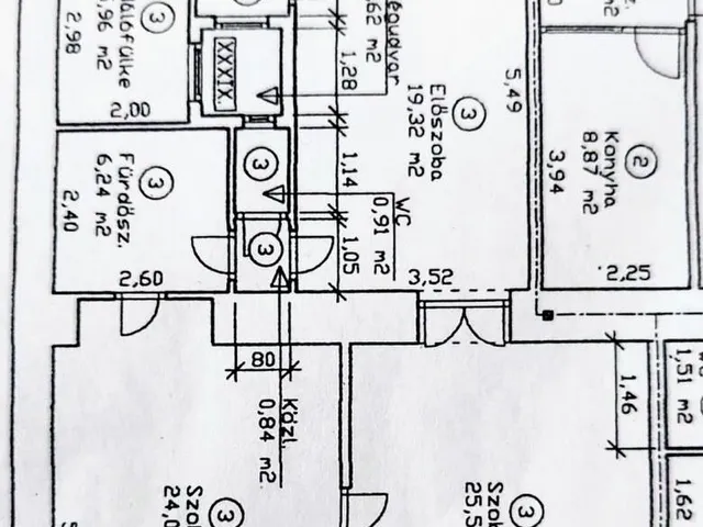 Eladó lakás Budapest VIII. kerület 94 nm