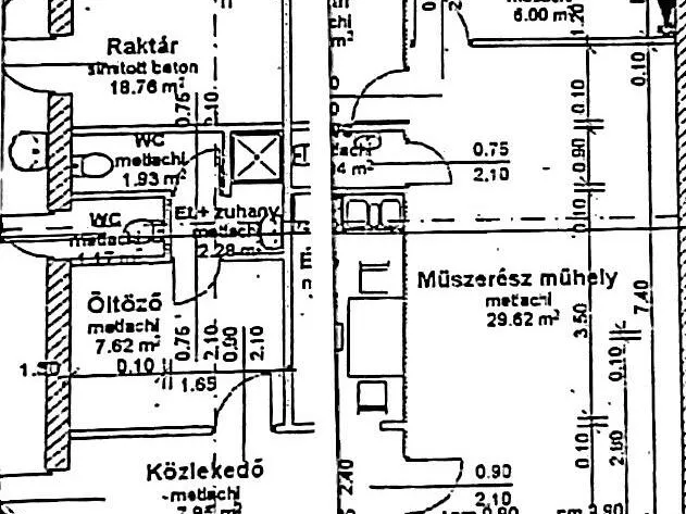 Eladó kereskedelmi és ipari ingatlan Vác 290 nm