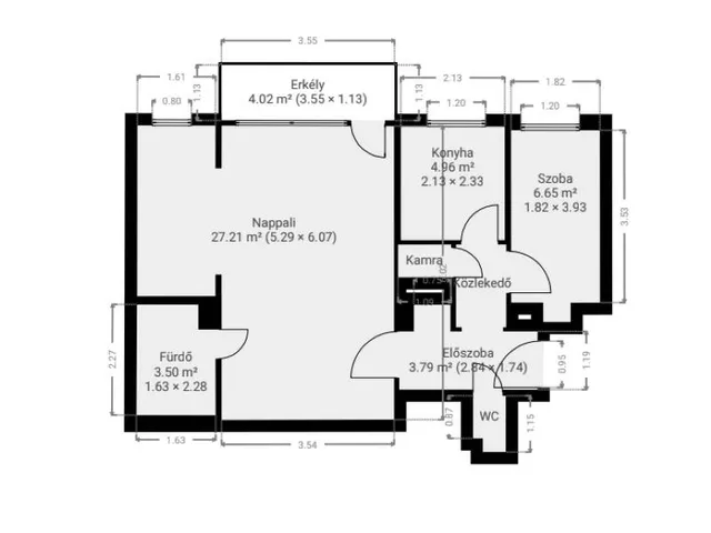 Eladó lakás Budapest II. kerület 53 nm