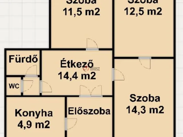 Eladó ház Szeged, Újszőreg 64 nm