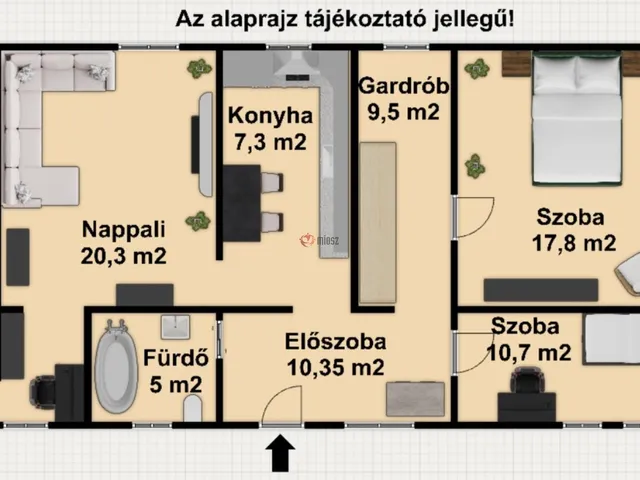 Eladó ház Maroslele 81 nm