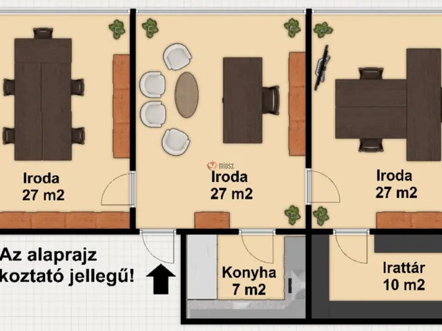 Kiadó kereskedelmi és ipari ingatlan Szeged 98 nm