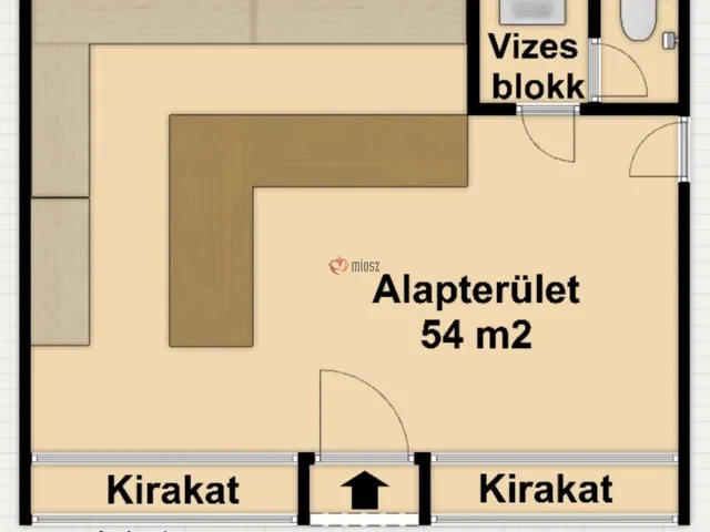 Kiadó kereskedelmi és ipari ingatlan Hódmezővásárhely, Belváros, Deák Ferenc utca 54 nm