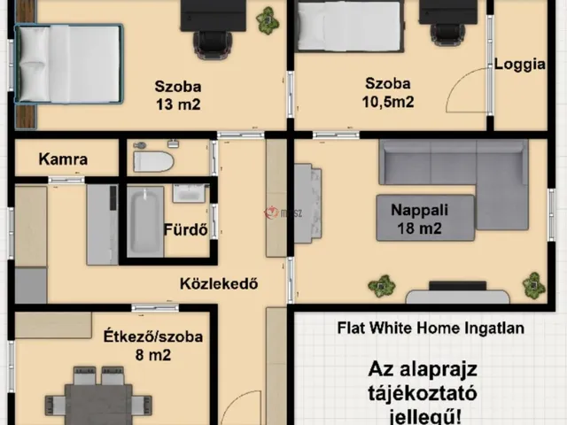 Kiadó lakás Szeged, Tarján, Építő utca 72 nm