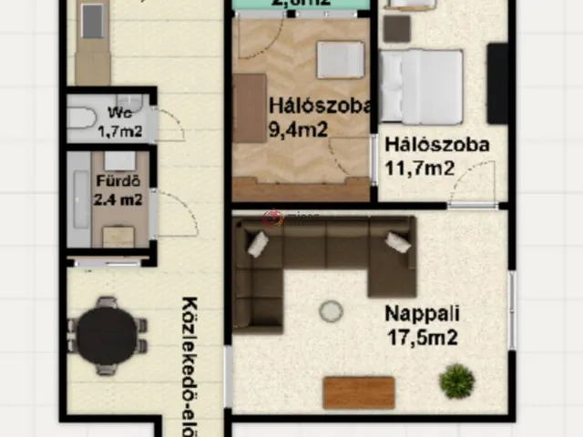 Eladó lakás Szeged, Tarján 64 nm