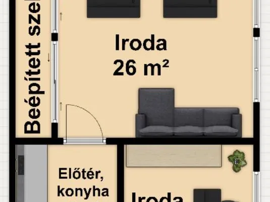 Kiadó kereskedelmi és ipari ingatlan Szeged 40 nm