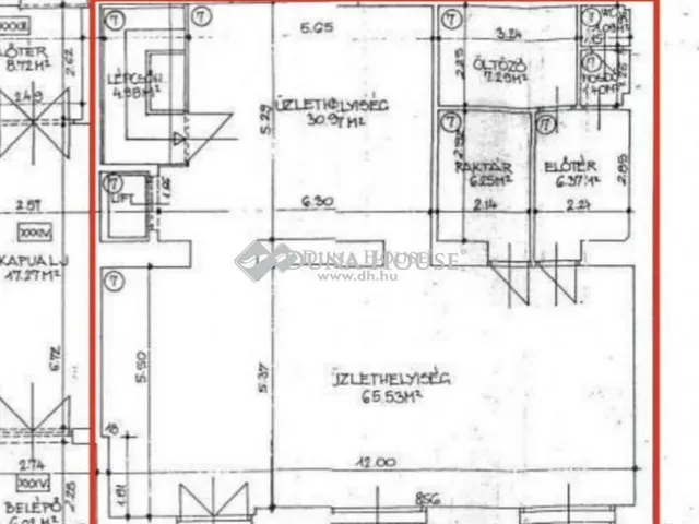 Eladó kereskedelmi és ipari ingatlan Budapest VII. kerület 756 nm