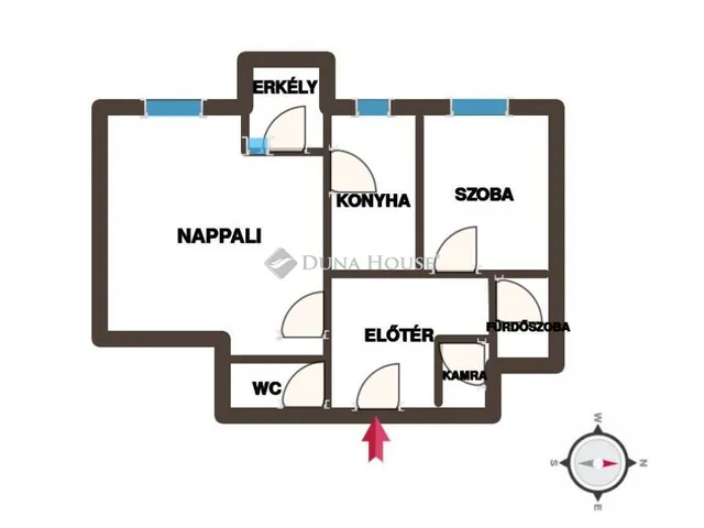 Eladó lakás Budapest VI. kerület 55 nm