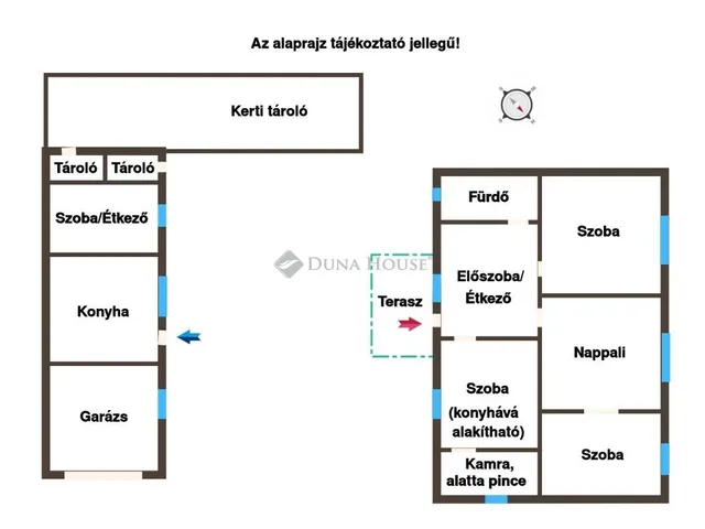 Eladó ház Dunakeszi, Rákóczi út 120 nm