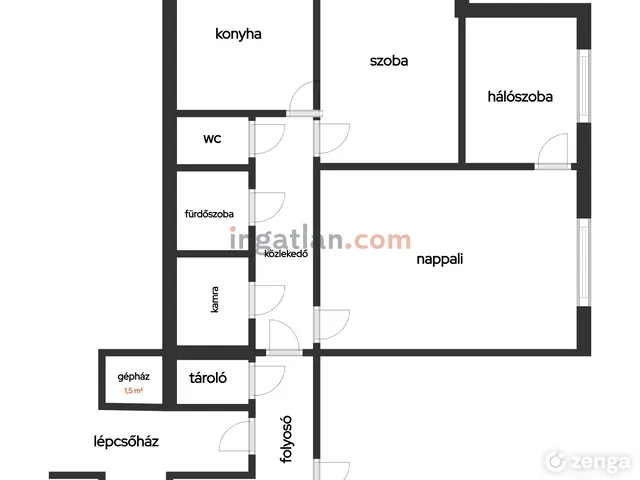 Eladó lakás Debrecen 53 nm