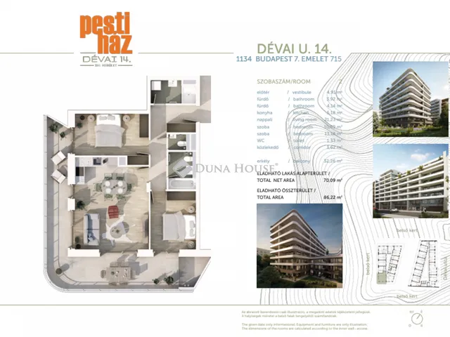 Eladó lakás Budapest XIII. kerület 86 nm