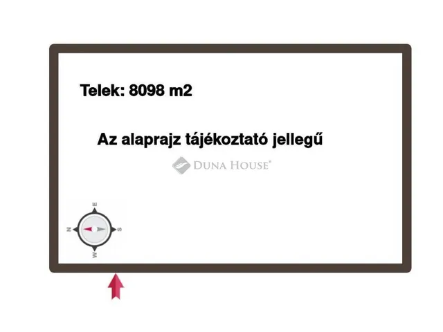 Eladó telek Egyházasgerge, Fővég út 8098 nm