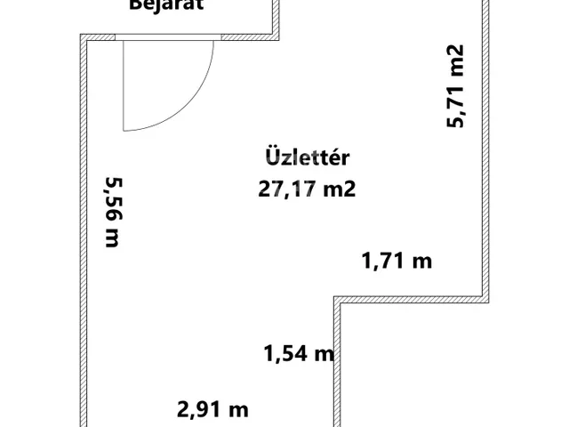 Eladó kereskedelmi és ipari ingatlan Budapest XV. kerület, Rákospalota 32 nm