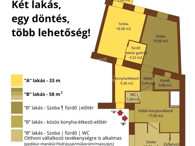 Eladó lakás Budapest IX. kerület 91 nm