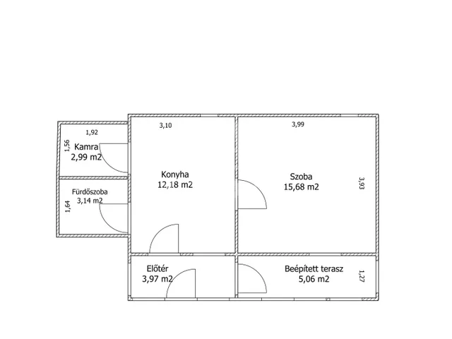 Eladó lakás Budapest XXI. kerület, Szabótelep 43 nm