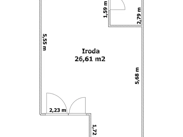 Kiadó kereskedelmi és ipari ingatlan Budapest XV. kerület 35 nm