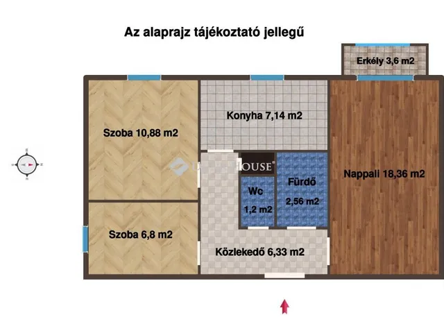 Eladó lakás Miskolc 55 nm
