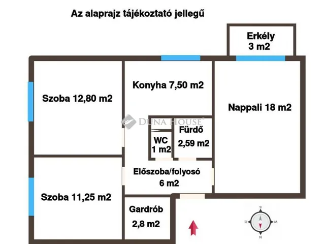 Eladó lakás Miskolc 64 nm