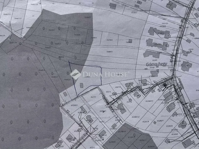 Eladó telek Miskolc, Gubás utca 2396 nm