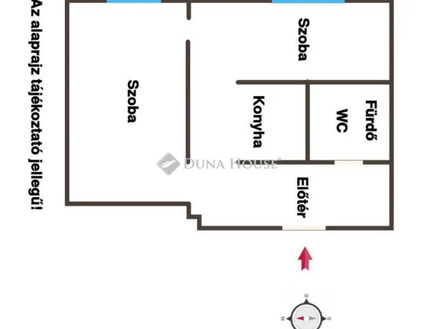 Kiadó lakás Miskolc, Középszer utca 35 nm