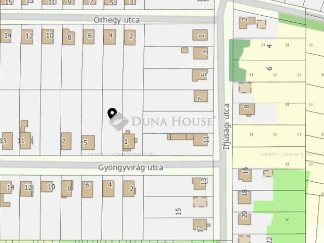 Eladó telek Perkupa, Gyöngyvirág út 916 nm