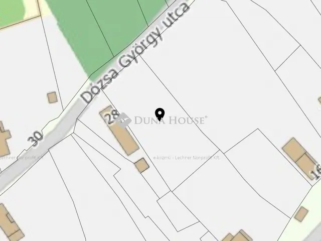 Eladó telek Varbóc, Dózsa György utca 1154 nm