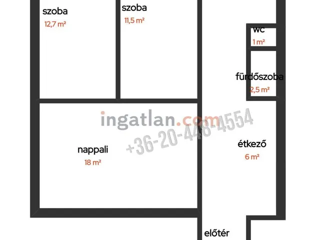 Eladó lakás Szeged, Felsőváros 64 nm