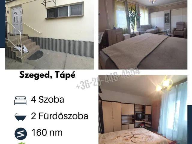 Eladó ház Szeged, Tápé 160 nm